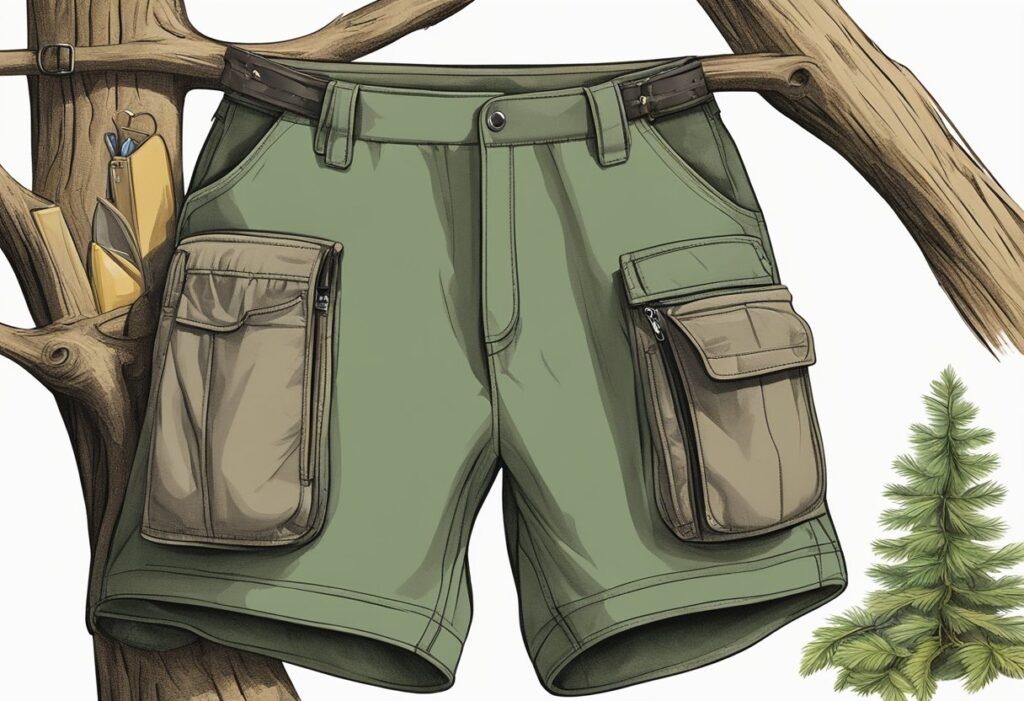 What features should I look for in outdoor shorts for camping?